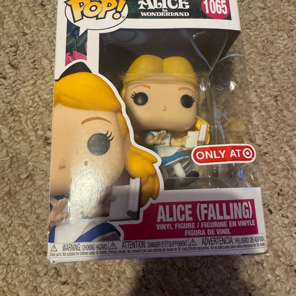 Funko Alice (Falling) Vinyl Figure - Yellow & Blue